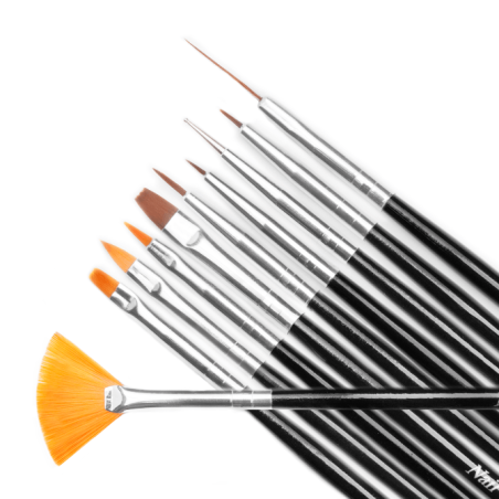 Synthetisches Pinsel Set – 10 Stück kaufen
