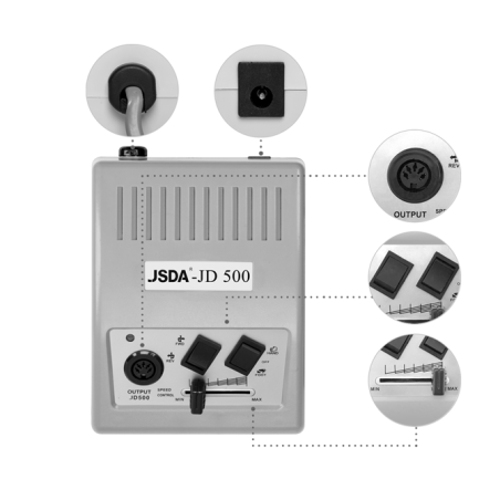 Nagelfräser JSDA Nail Drill JD 500 Silver kaufen