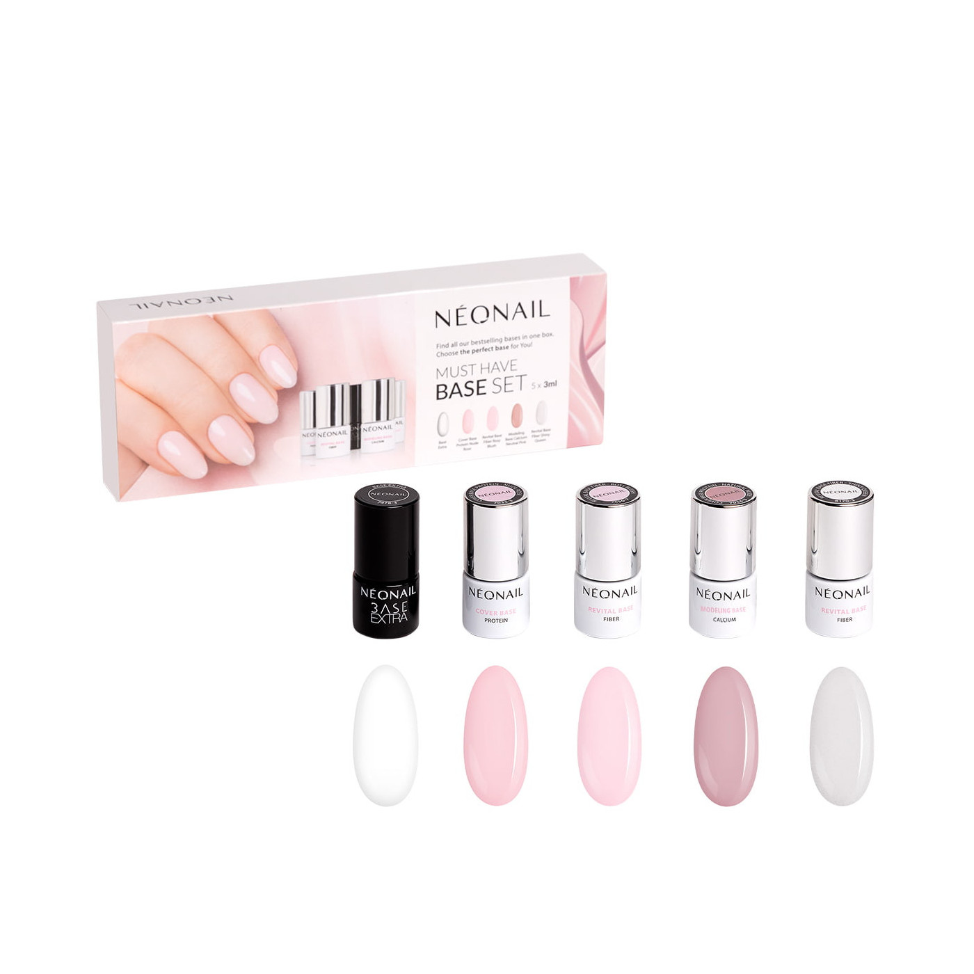 UV Nagellack Unterlacke Must Have BASE Set 5 x 3 ml kaufen