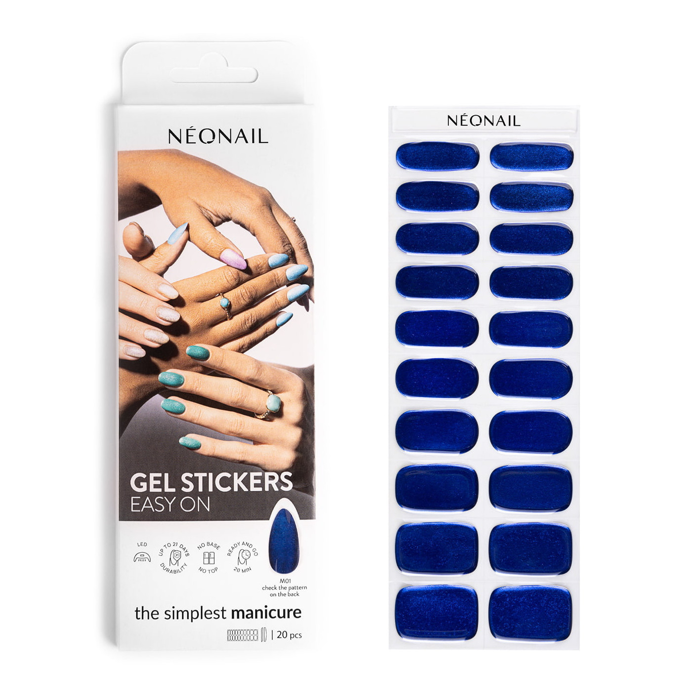 GEL STICKERS EASY ON M01 Blau- kaufen