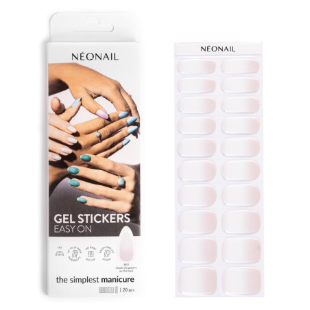 GEL STICKERS EASY ON M012 weiß, rosa- kaufen