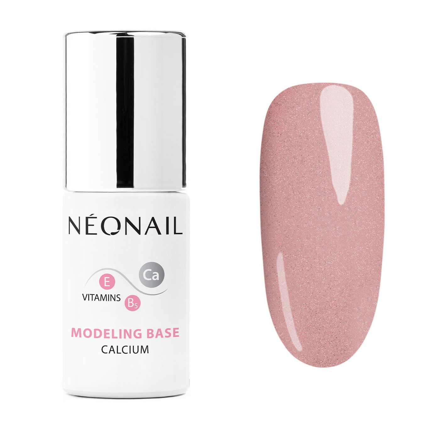 UV Nagellack Rosa- Modeling Base Calcium Bubbly Pink kaufen