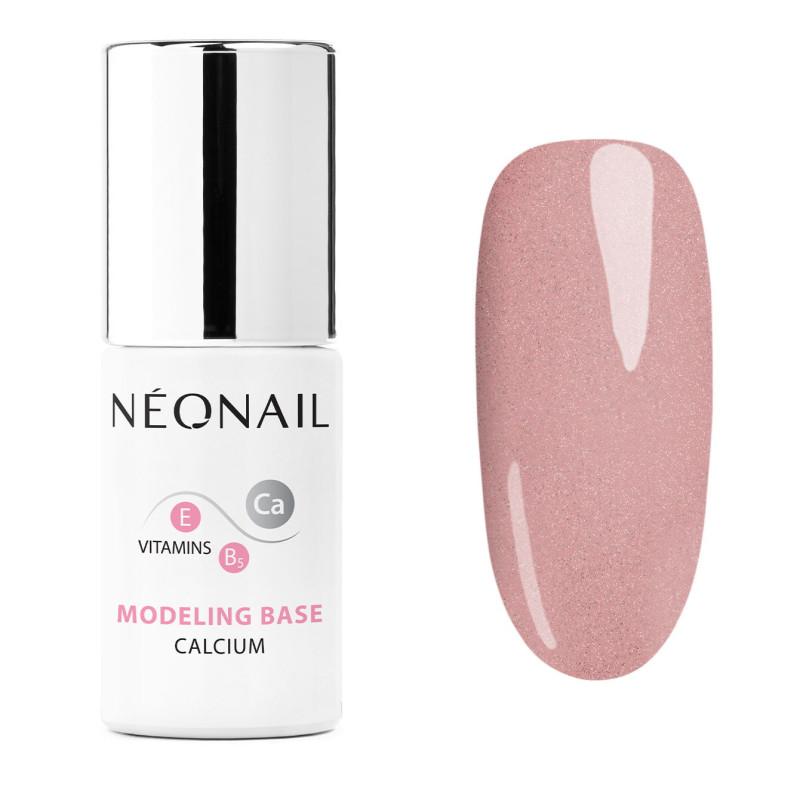 UV Nagellack Rosa- Modeling Base Calcium Bubbly Pink kaufen