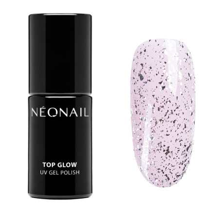UV Nagellack Silber- Top Glow Silver Flakes kaufen