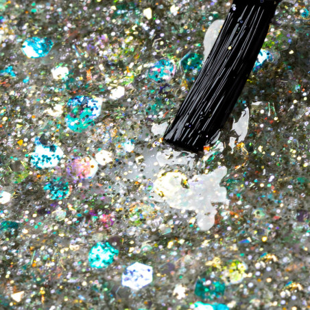 UV Nagellack Gold, Blau- Maxi Confetti kaufen