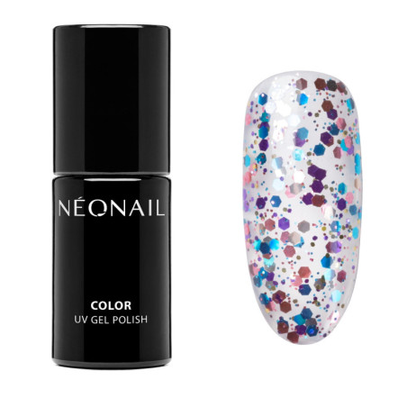 UV Nagellack Rosa, Blau & Violett- Crazy Confetti kaufen